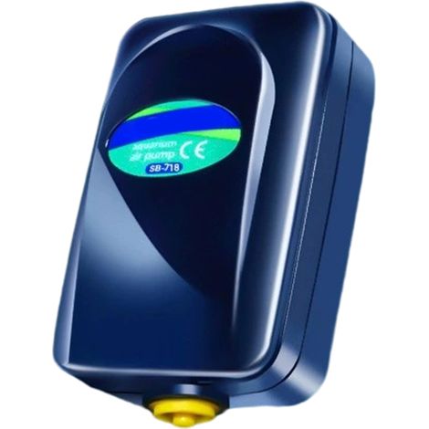 1 pompe à oxygène pour aquarium, ultra-silencieuse, compacte, économique, adaptée aux petits aquariums (1/5)