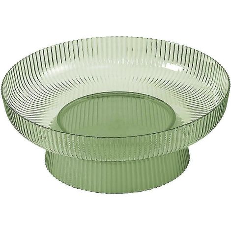 Obstschale, Snackkorb, Aufbewahrungskorb, Ständer, Geschirrhalter für Tischplatte, Tischdekoration-Green (1/5)