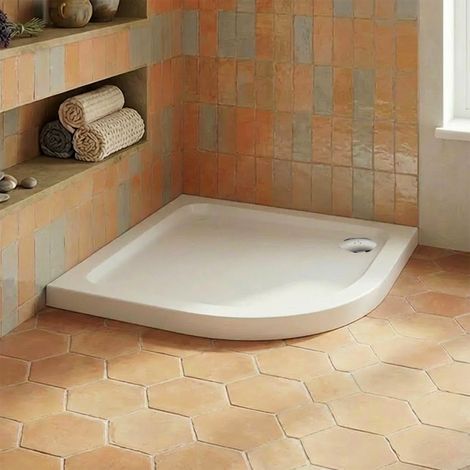 Duchy Carn Anti-Slip Stone Resin Quadrant Shower Tray 900mm x 900mm