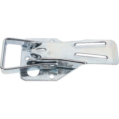 Verrou de porte remorque robuste en fer galvanisé, poignée de hayon, loquet de levage, cadenas de tirage pour camping-car et camion (1/5)