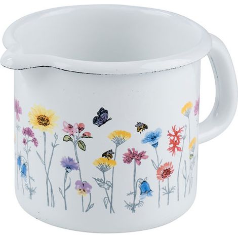 Casseruola Riess Ø10cm 0,75 litri smaltata Country Flora