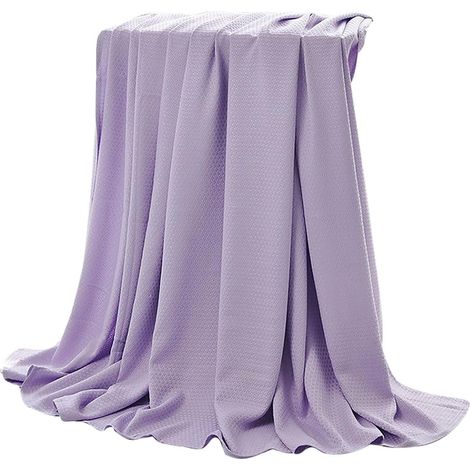 Couverture Rafraîchissante Ultra Légère Pour Dormeurs Chauds Absorption De La Chaleur Corps Intérieur Toutes Saisons Confort (1/4)