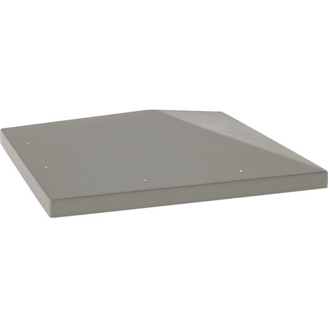 Gazebo Frame Replacement, 3 x 3 m, 298 x 298 x 0.01 cm, Grey (1/5)