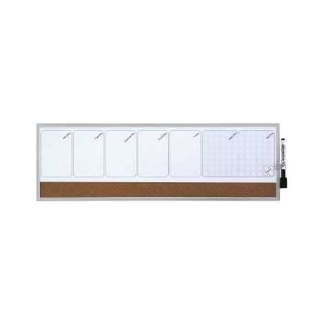 Rexel 1903780 bacheca magnetiche e accessori 585 x 190 mm Marrone, Bianco (1/4)