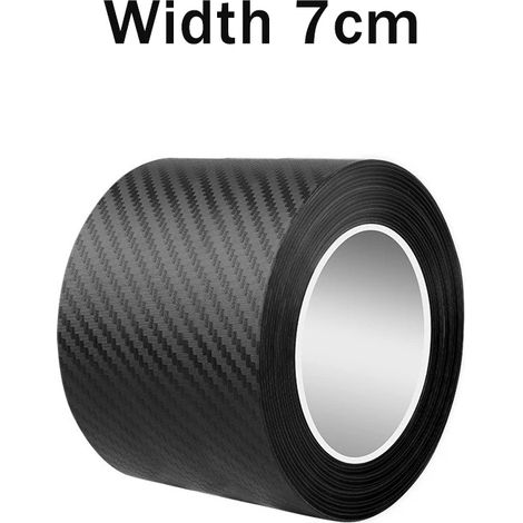 (3 m,7 cm) Bande adhésive de protection en fibre de carbone nano pour voiture,à poser soi-même,film protecteur pour seuils de porte et rétroviseurs latéraux,anti-rayures (1/3)