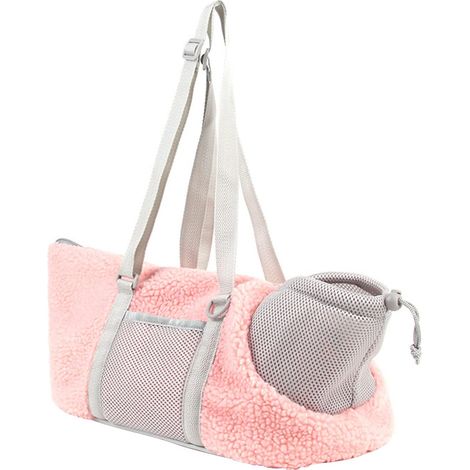 1 Sac Transport pour Chien Chat, Nylon Maille Respirant, 50x20.5x19.5cm, Petit Animal Voyage (1/5)