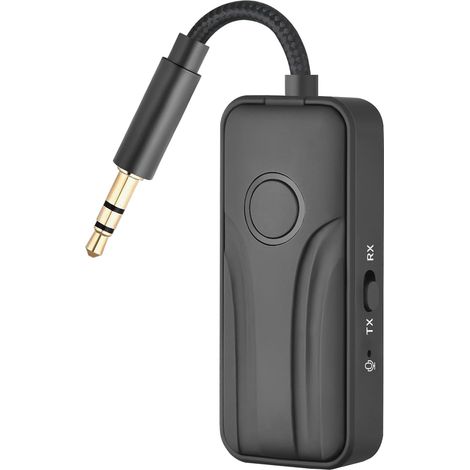 Émetteur récepteur sans fil BT6.0 multifonctionnel transmetteur portable sans fil Microphone intégré Adaptateurs émetteur-récepteur pour tapis roulant de voiture (1/5)