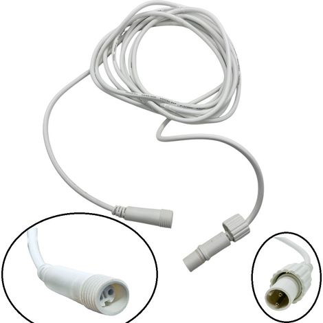 Prolunga PML 5 m, cavo bianco, IP67 per catena stringa luminosa professionale (1/5)