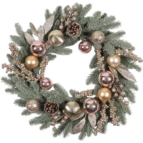 pour la Porte d'entrée - Guirlande de Branches de pin de 51 (1/5)