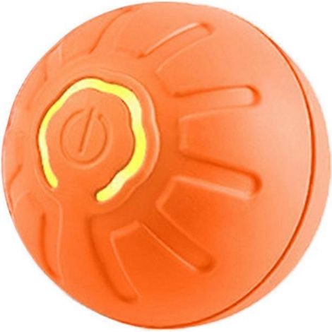 Balle rebondissante interactive pour chat, jouet intelligent rechargeable par USB, jouet électrique à roulement automatique, accessoire de jeu pour chat B (1/5)
