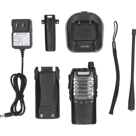 Talkie-walkie longue portée rechargeable sans fil bidirectionnel multifonction 8W haute puissance AC100-240V prise US (1/5)