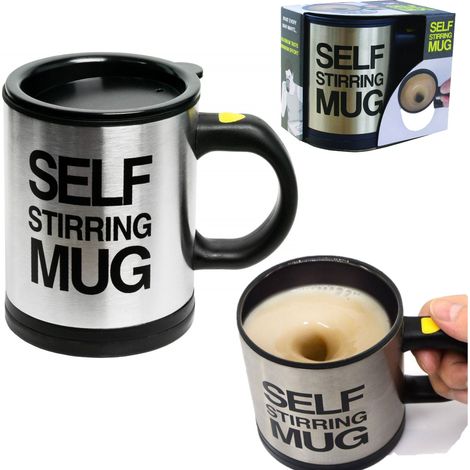 BB50 Selbstumrührender Thermobecher für Kaffee und Tee – Lustiges Gadget