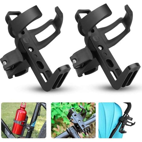 Portabotellas para bicicleta, paquete de 2, portavasos giratorio de 360 grados, portabotellas para bicicleta, cochecito, bicicleta (1/5)