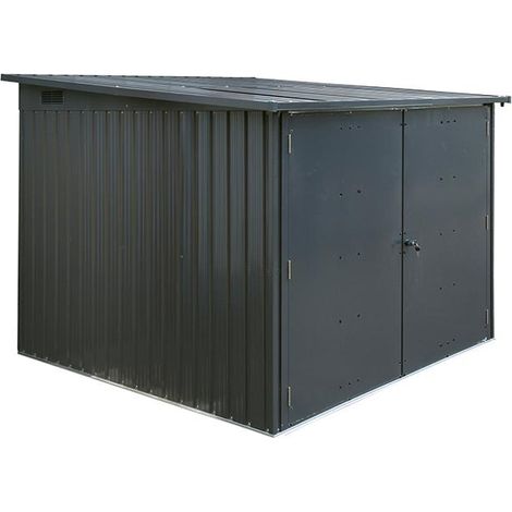 Fahrradbox anthrazit 206X204X163 cm (1/3)