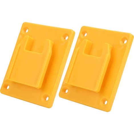 2 supports muraux pour outils électriques Milwaukee M18 18V/20V, couleur : jaune (1/5)