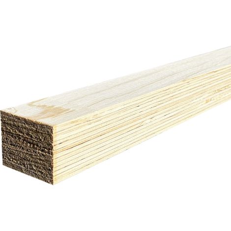 Lot de 9 Tasseaux LVL Contrecollé SAPIN, L.2,40 m x l.3,6 cm x Ep.36 mm (1/5)