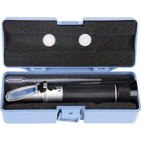 Réfractomètre professionnel, réfractomètre de test d'alcool portable 0-80%, instrument de mesure de compteur de testeur de vin (1/5)