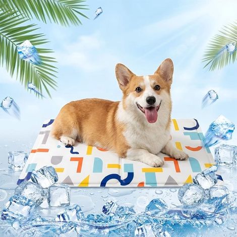 Cojín refrescante refrescante duradera hecha material no tóxico, cama refrescante portátil durante calurosos veranos, tamaño 6,50 x 60 cm (1/5)