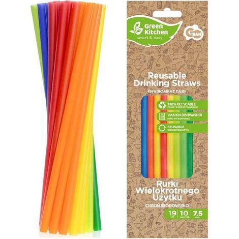 Cannucce riutilizzabili 7,5 x 190 mm, 10 pezzi. (1/3)