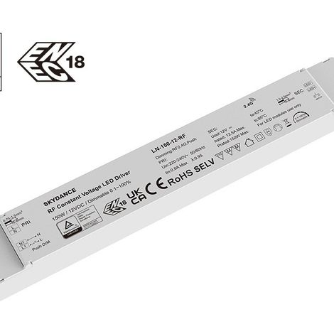 Alimentation à variation de tension constante 150 W 12 V RF+Push LN-150-12-RF (1/2)