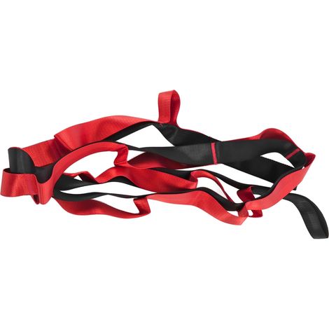 Bande élastique en nylon, idéale pour le yoga et le fitness à domicile, les exercices de souplesse et le Pilates. Couleur : rouge. (1/5)