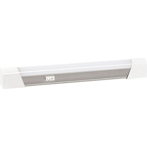 TORI Réglette Meuble lg.350mm IP20 alu LED intég. 5,5W 4000K 400lm a/inter ARIC 50426 (1/5)