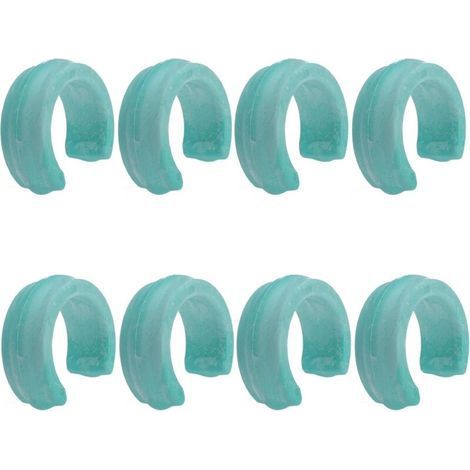 Kit de pesos universal para manguera de piscina – Compatible con robots limpiadores Zodiac, Baracuda, Kreepy Krauly – Verde – 8 unidades (1/5)