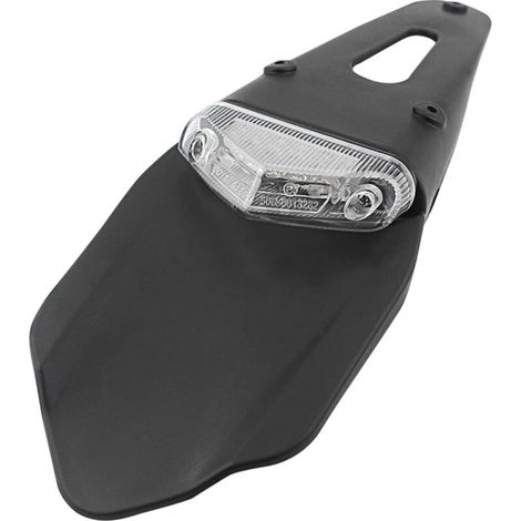 Feu arrière LED avec bavette pour moto tout terrain Rouge (1/5)
