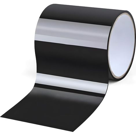 Extremely Water Resistant Repair Tape [1.5m], Kit de Réparation pour Piscine, Tente, Étang, Bande Adhésive Haute Performance, ruban Adhesif Etancheite Anti fuite, Excellente Adhérence, scotch noir (1/5)