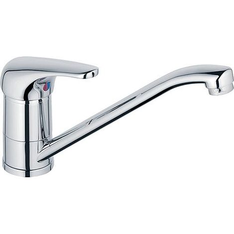 Mitigeur d evier TOP II chromée avec bec tubulaire orientable, saillie 229 mm Types de Mitigeur: Standard (1/2)