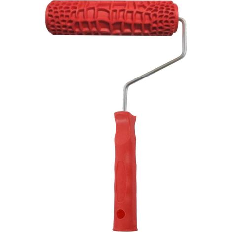 Rouleau de peinture en relief pour murs - Rouleau d'art décoratif pour peinture - 17,5 cm - Rouleau de peinture mural (1/5)