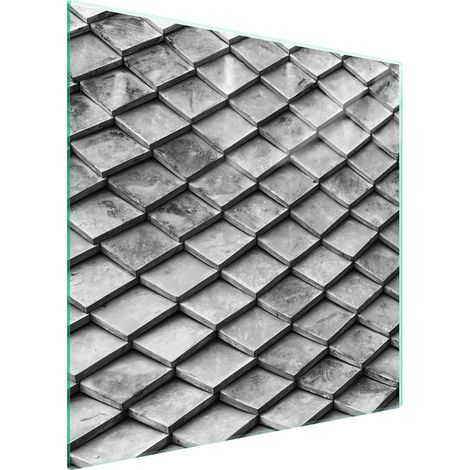 Piastra protettiva in vetro per piano cottura 50x52 Grigio (1/5)
