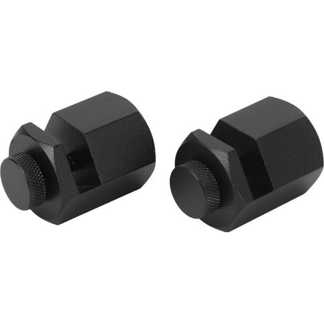 Gabarit pour Équerre Stair Gauge Noir en Aluminium Hexa pour Clip Auxiliaire de Menuiserie (1/5)