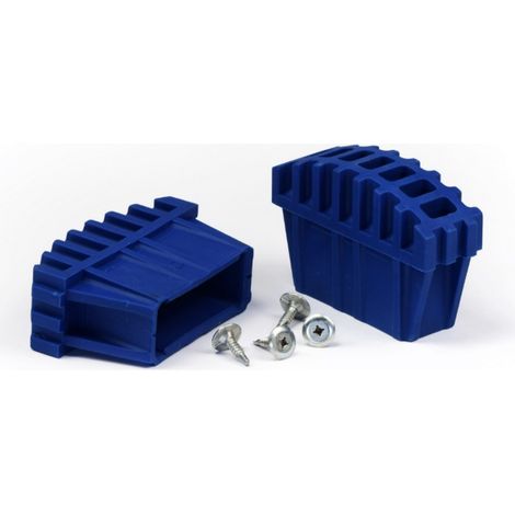 Tubesca Comabi – Sabots enveloppants pour échelles en aluminium 66mm – Lot de 2 avec vis autoforeuses – 9007105