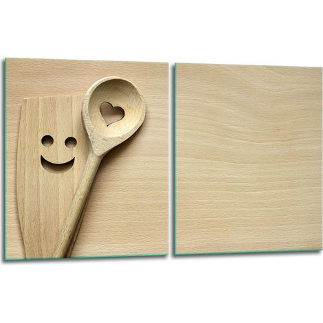2 plaques de protection en verre pour poêle 40x52 bois (1/5)