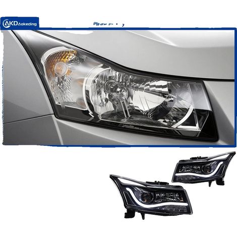Faro LED, compatible con Cruze 2009-14, tecnología LED, iluminación bixenón, faro de xenón (1/2)