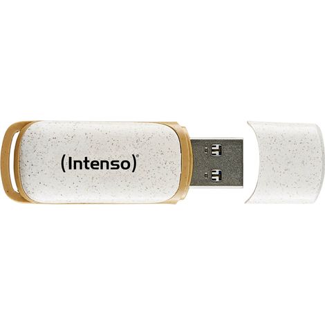 Intenso Green Line lecteur USB flash 64 Go USB Type-A 3.2 Gen 1 (3.1 Gen 1) Beige, Marron (1/5)