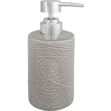 Seifenspender 280 ml AWD INTERIOR Raffia 1606 graues Steinzeug (1/4)