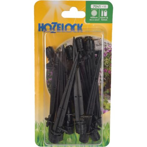 12x Hozelock 7041 360 Spectrum Adjustable Spray Spike Sprinkler Micro Irrigation (1/2)