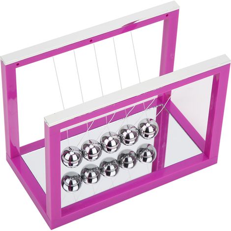 Boule à pendule décorative, jouet pour enfants, cadeau, outil scientifique éducatif, ornement avec miroir, violet