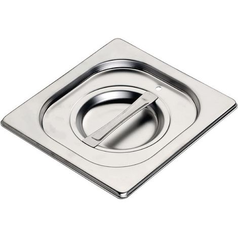 Couvercle pour Bac Gastro Inox GN 1/6 avec Joint Silicone - Gastro M (1/2)