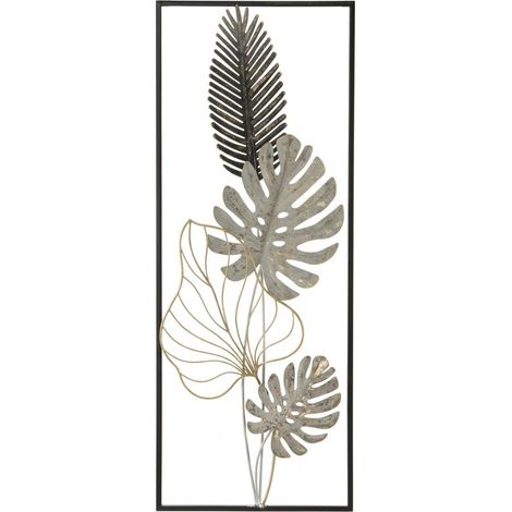 Panneau mural en métal PLAM, noir, 28,5x74 cm (1/5)