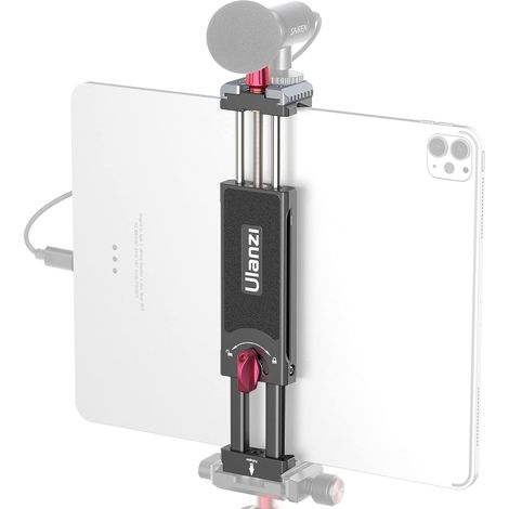 U-Pad III Support de Trépied pour iPad en Métal, Adaptateur de Tablette de 7,9 à 12,9 Pouces avec Sabot Froid et Pince Réglable pour iPad Pro Air Mini, Galaxy Tab, Mediapad (1/5)