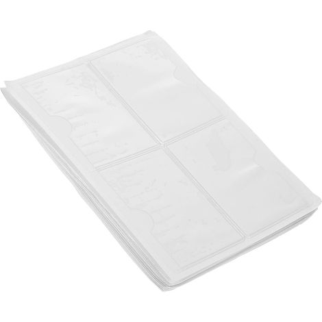 Klarer Sichtbarkeit 100 Stück aus Pvc Selbstklebende mit