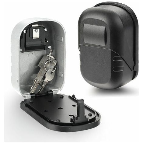 Cassaforte a combinazione a 4 cifre con 1 vano porta chiavi, cassaforte di sicurezza a parete - AquaForge (1/5)