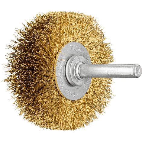 PFERD TOOLS Rundbürste ungezopft RBU Ø50x15 mm Schaft-Ø6 mm Messing-Draht-Ø0,20 10 Stk