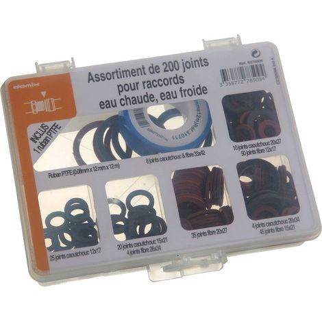Coffret De 200 Joints Raccord Comap