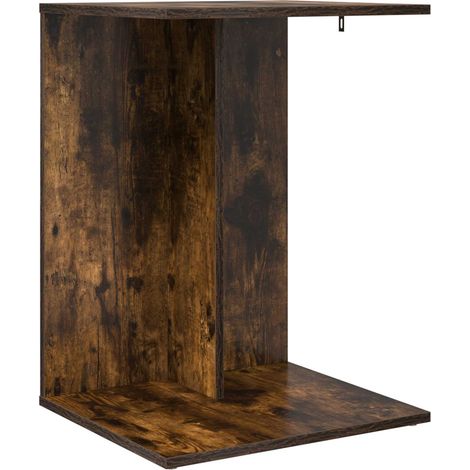 Beistelltisch Geräucherte Eiche 45 x 40 x 62,5 cm Holzwerkstoff vidaXL