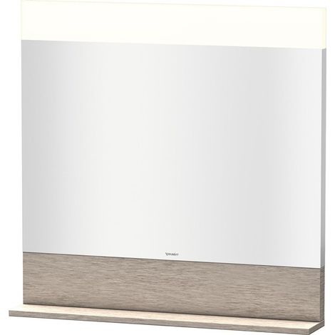 Specchio Duravit VERO con illuminazione e mensola 800x800x142mm rovere cashmere