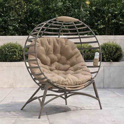 Fauteuil de jardin sand 118 x 77 x 139 cm (1/5)
